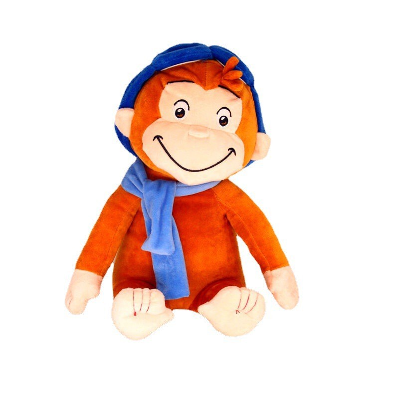 Cross-Border Foreign Trade American Brown Monkey Cute Monkey Cute Plush Toy Doll Gift Cross-Border Foreign Trade American Brown Monkey Cute Monkey Cute Plush Toy Doll Gift