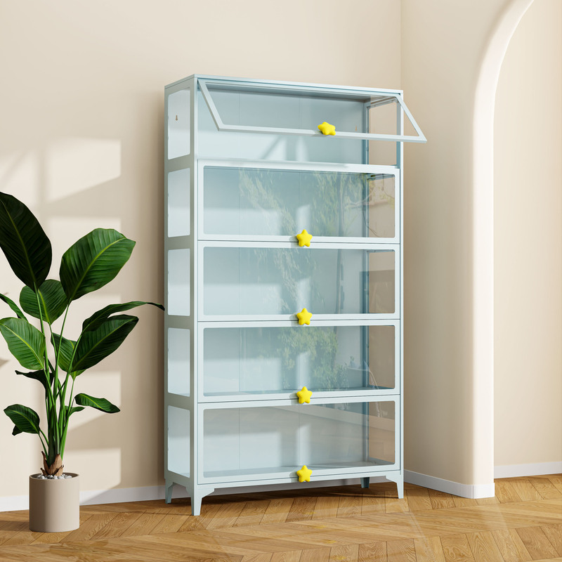 Hand-Made Display Cabinet Blind Box Building Block Millet Storage Cabinet Pain Cabinet Dust-Proof Iron Glass Cabinet Bookcase Home Display Cabinet Hand-Made Display Cabinet Blind Box Building Block Millet Storage Cabinet Pain Cabinet Dust-Proof Iron Glass Cabinet Bookcase Home Display Cabinet