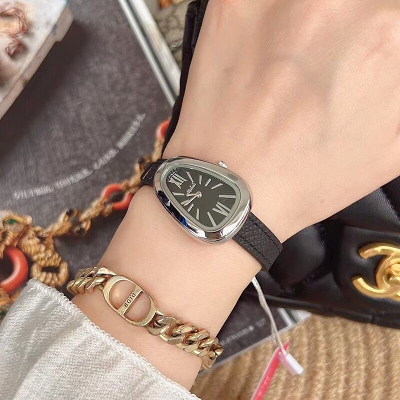 110g Weight Tempered Glass Mirror Material Genuine Leather Strap Material Watch Classification Pointer Display Type Buckle Buckle Style Oval Dial Shape Casual, Holiday Occasion Quartz Movement Solid Color Pattern All Seasons Season Women's Gender Vintage Style, Classic Style Style Vintage Style Classic Style Solid Color Buckle Quartz Watch Women's Watches 35