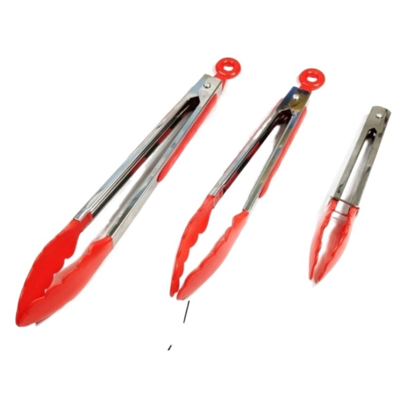 Transfronterizo de alta calidad de acero inoxidable de silicona clip de alimentos clip de pan clip de nylon clip de barbacoa/clip de filtro de aceite al por mayor