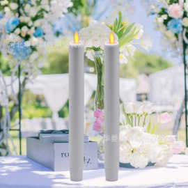 8寸杆蜡电子蜡烛灯卧室客厅酒吧餐厅教堂节能节日装饰灯
