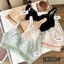9303#34～40BC四排扣兔耳朵尾货库存内衣薄杯处理文胸