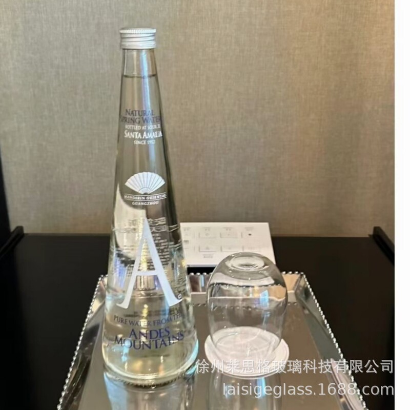 スポット卸売ガラスボトル Ebay ミネラルウォーター透明飲料ボトルサブボトル空ボトル印刷可能なロゴ生産包装|undefined
