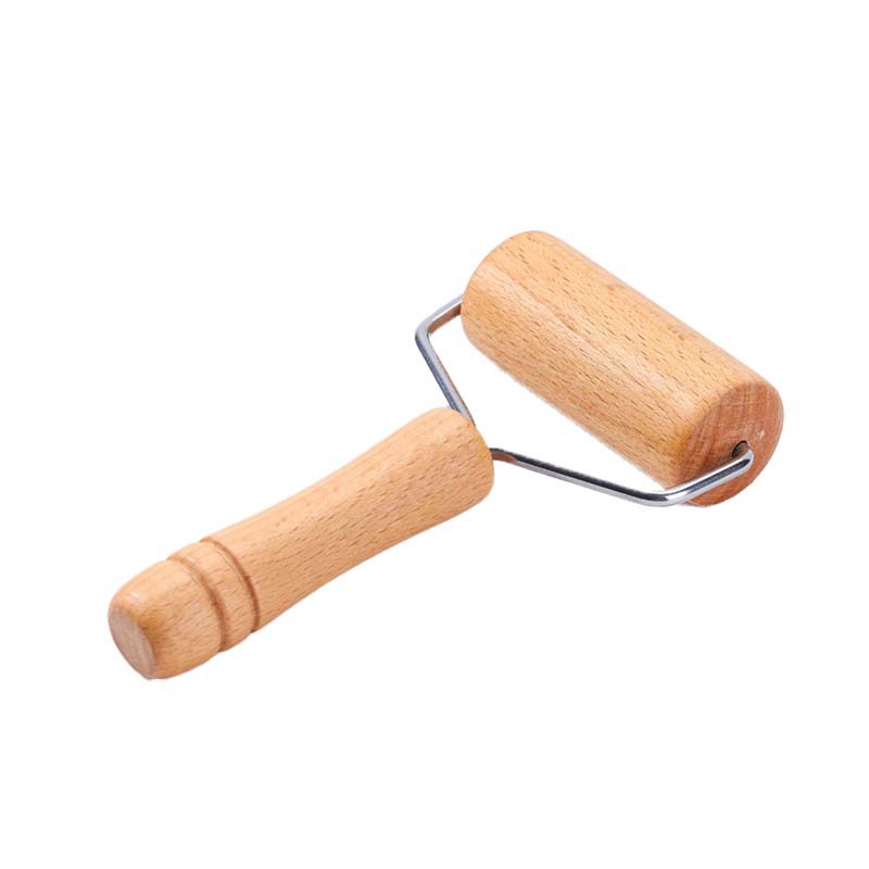 En stock rolling pin artefacto de cuero rodillo de una sola mano de madera maciza rodillo de ahorro de mano de obra al vapor bollo relleno dumpling piel image 6