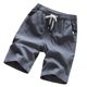 Summer Ice Silk Half Shorts Men's Large Size Outer Wear Sports Pants Casual Beach Pants Trousers for Foreign Trade