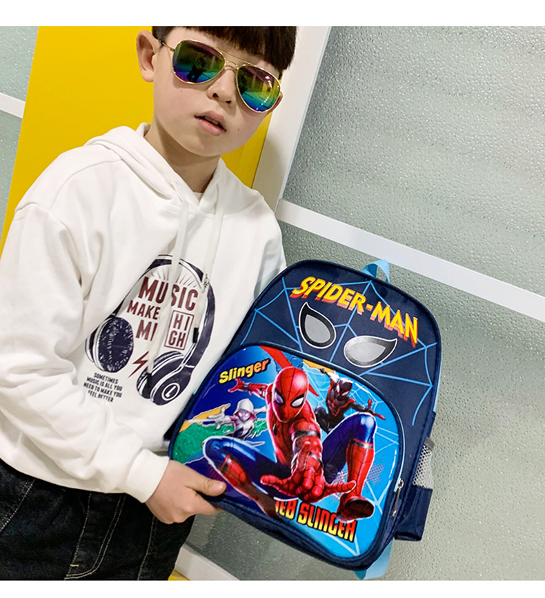 New Trendy Cartoon Children's Backpack Cute Foreign Trade School Bag 3-7 Years Old Boy Fashion Cross-Border Kindergarten School Bag