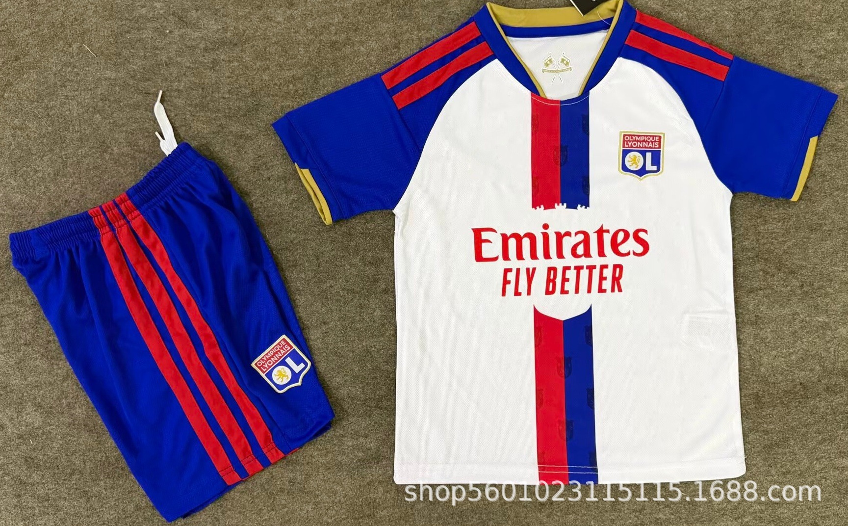 2627 nueva ropa infantil LWP París Real Madrid Juve Manchester United Chelsea camiseta ropa de fútbol ropa infantil