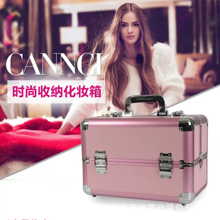 厂家供应现货大容量医美多功能美容美发箱 双层美甲箱化妆箱专业