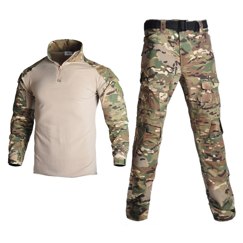 Trajes de rana transfronterizos G2 trajes de camuflaje de manga larga trajes de rana tácticos hombres trajes de entrenamiento militar al aire libre instructor CS trajes de expansión