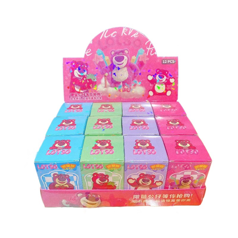 Nuevo llavero de caja ciega 12 en llavero de muñeca de dibujos animados para niños regalos de juguetes alrededor de la escuela al por mayor
