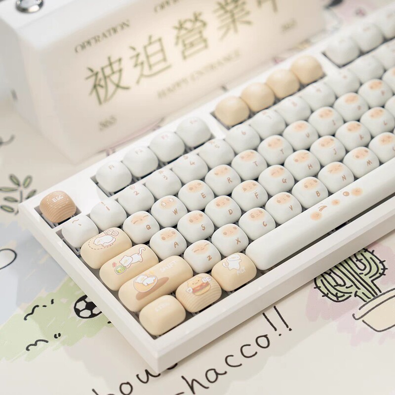 mog キーキャップバッグ猫 pbt 素材昇華プロセスに適した 108 99 98 87 82 75 68 キーボード|undefined