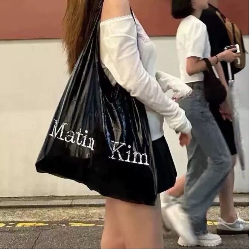 Korean Version Niche Matin Bag Single Shoulder Large Capacity Eco-Friendly Bag Kim Mother and Child Tote Bag Cross-Border Garbage Bag Reflective Bag