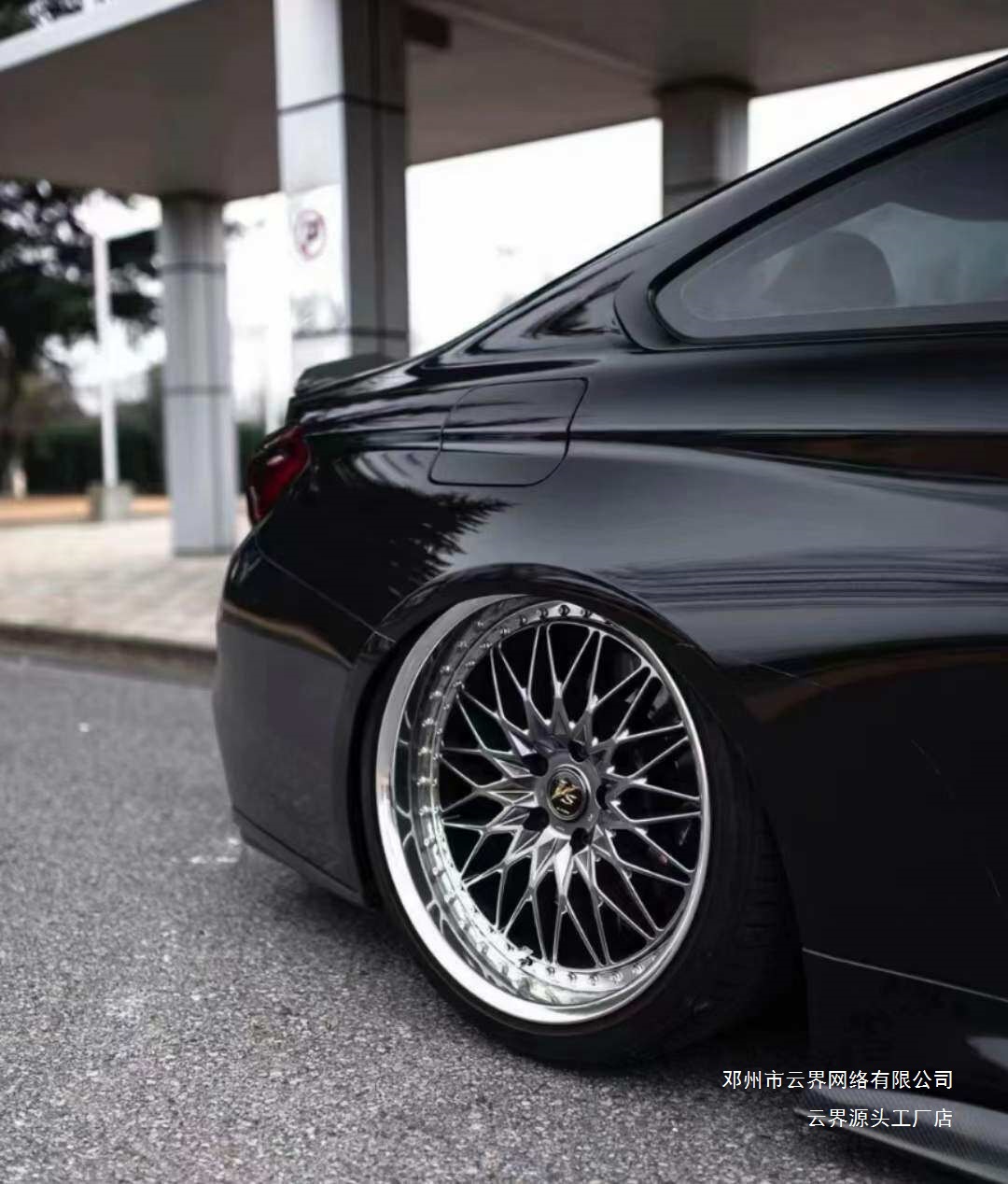 Cloud Realm 18/19/ 20inch Suitable for Dual-Spinning Super Large Polished Edge Car Modification Wheels, Pneumatic Low-Profile Design