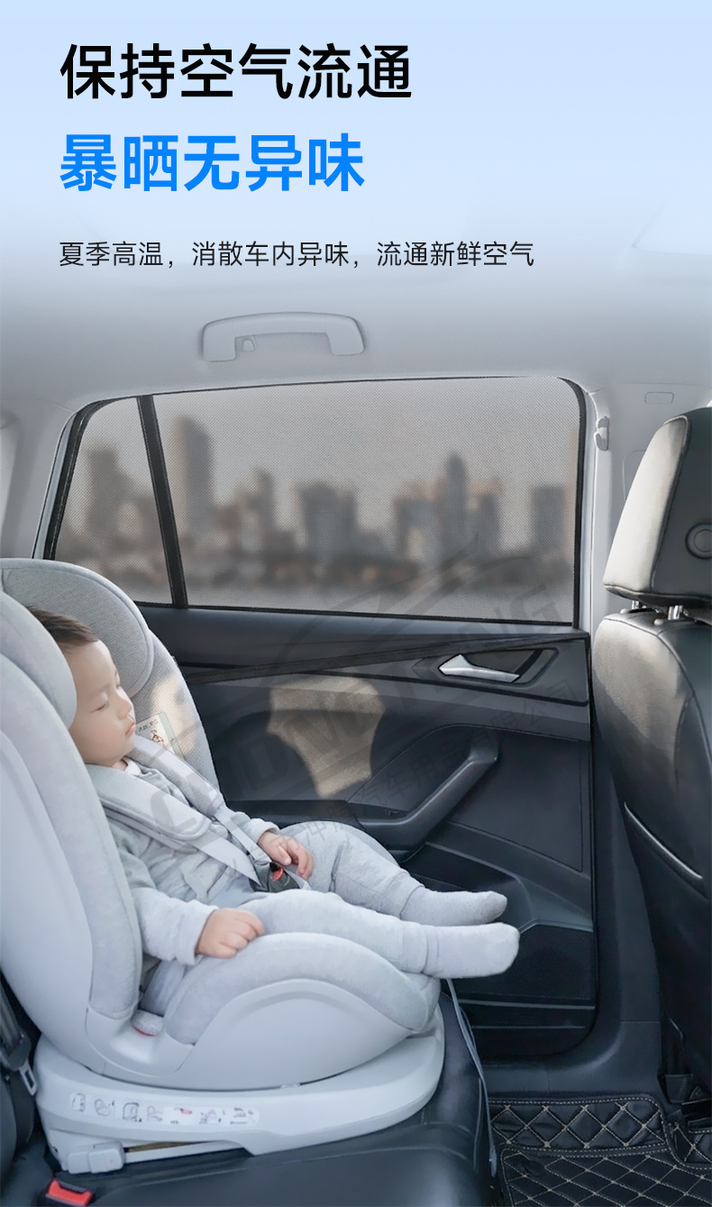 Premium Selection: Car Anti-Mosquito Screen, Car Window Anti-Mosquito Net, Sunscreen Mosquito Net, Insect-Proof Net, Car Mesh Sunshade Curtain