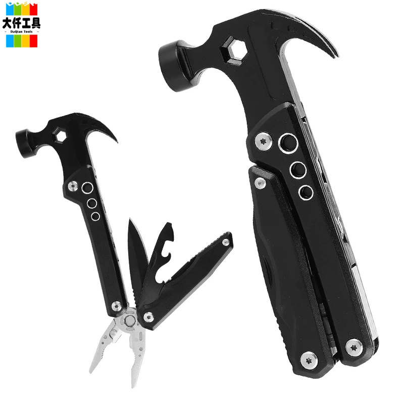 Открытый многофункциональный молоток из нержавеющей стали Складные плоскогубцы кемпинг оборудование инструмент молоток Amazon