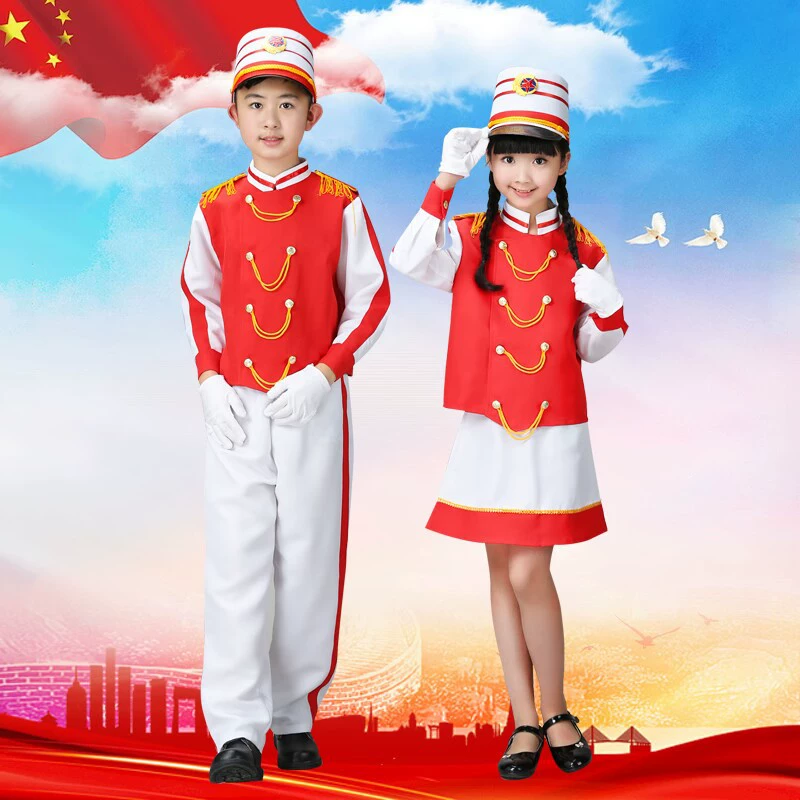 Детский барабанный костюм для учащихся начальной и средней школы