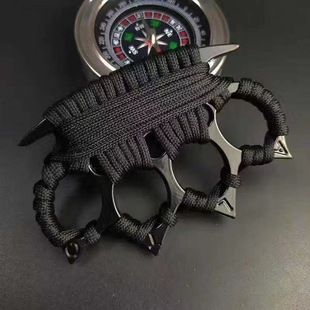 Tiger Four-Finger Knuckles Metal Legal Self-Defense Fighting Supplies Weapon Ring Hand Buckle Hand Buckle Buckle