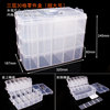 Storage box, jewelry, plastic tools set, 10 cells, 15 cells, 24 cells, 36 cells, wholesale