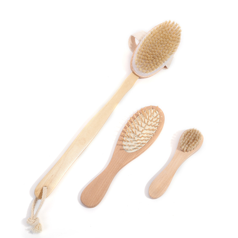 Suministro directo de fábrica desmontable en caja cepillo de mango largo cepillo de cojín de aire baño Baño limpieza masaje cepillo traje de baño