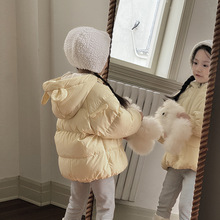 【现货】儿童羽绒服2025冬季新款女童羽绒服新国标90白鸭绒羽绒服