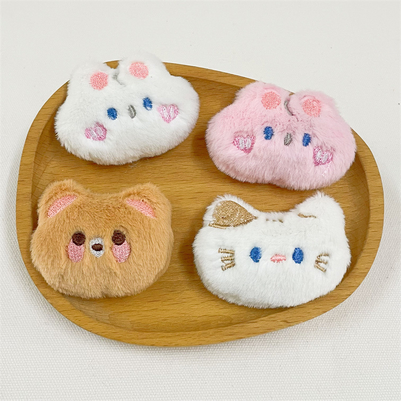 卡通貓咪玩偶小熊兔子胸針髮飾圍巾服裝輔料配飾帽子DIY伴手禮