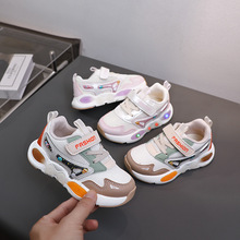 新品网面二次贴片小童机能鞋宝宝鞋儿童运动鞋幼儿园男童跑鞋5432