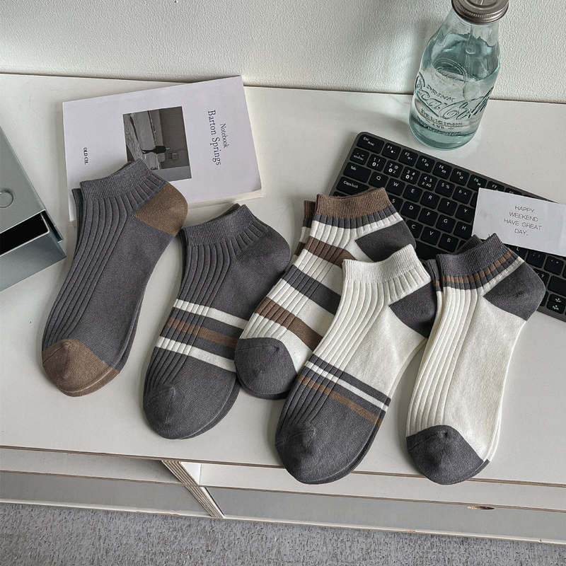 Zhuji Socks Short Socks Men's Deodorant Sweat Absorbing Short Socks Spring and Summer Thin Low Shallow Socks Sports Anti-sweat