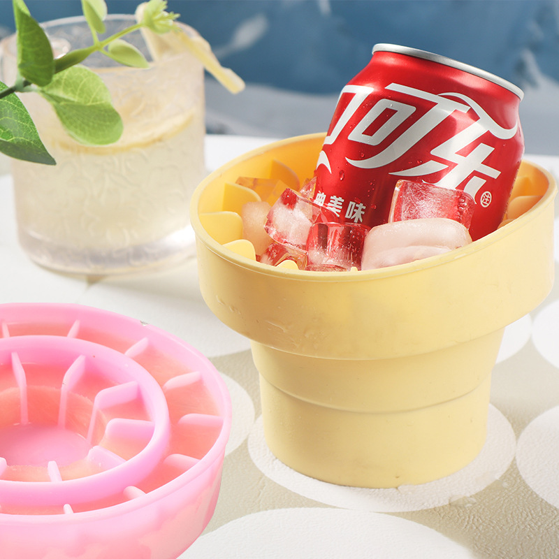 Silicone ice bucket