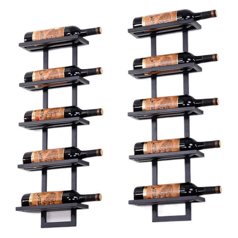 Современная простая креативная настенная Винная стойка Бар Индивидуальная настенная Винная стойка Домашние настенные украшения Ресторанные настенные украшения
