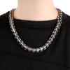 Scandinavian necklace stainless steel, wholesale, European style, punk style