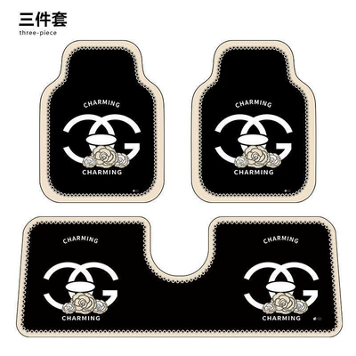 Cross-Border Temu Car All-Season Universal Floor Mats Diatom Mud Water-Absorbent Quick-Drying Non-Slip Floor Mats Car Wear-Resistant Floor Mats (Avtomobil döşəmə paspasları) - cg-camellia-three-piece-set-a-piece-of-6550cm-second-generation-diatom-mud-in-the-front-row