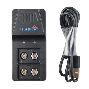 trustfire9v lithium battery charger sleeve Assembly 2 9v detector multimeter square Ni-MH rechargeable battery
