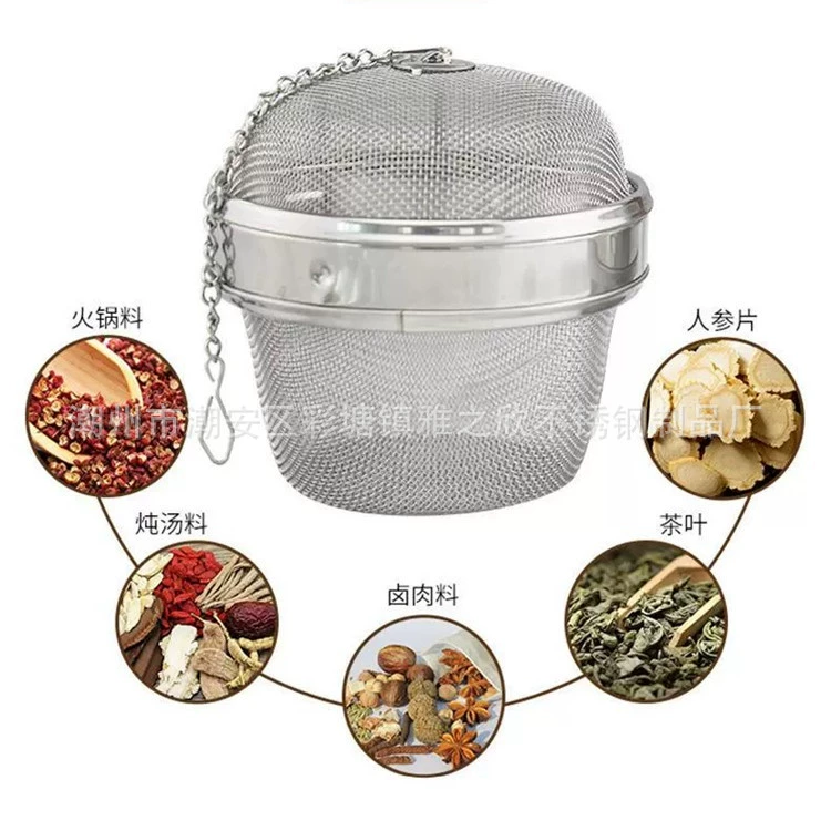 304 нержавеющая сталь приправа шарик чай чайный пакетик рассол приправа суп тушеное мясо специй фильтр Weibao