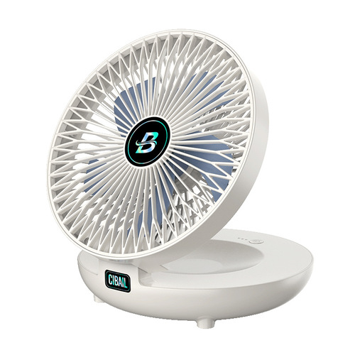 Desktop wall-mounted fan outdoor student dormitory USB desktop fan charging convenient folding fan without punching