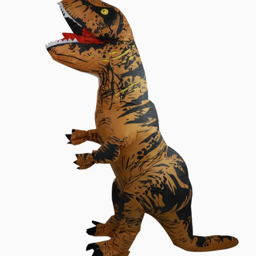 Halloween caminando dinosaurio T-Rex trajes inflables fiesta props parodia simulación disfraz espectáculo trajes de espectáculo