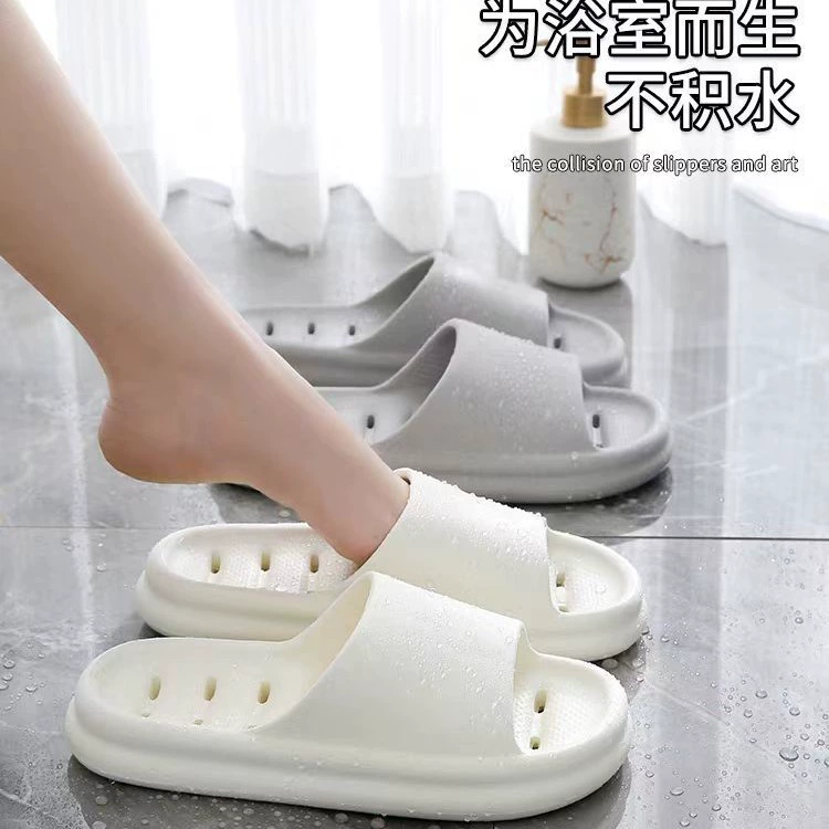 [Тонкий] тапочки в ванной комнате для женщин летом купание нескользящая утечка воды быстро высушить полые пары легкие тапочки оптом