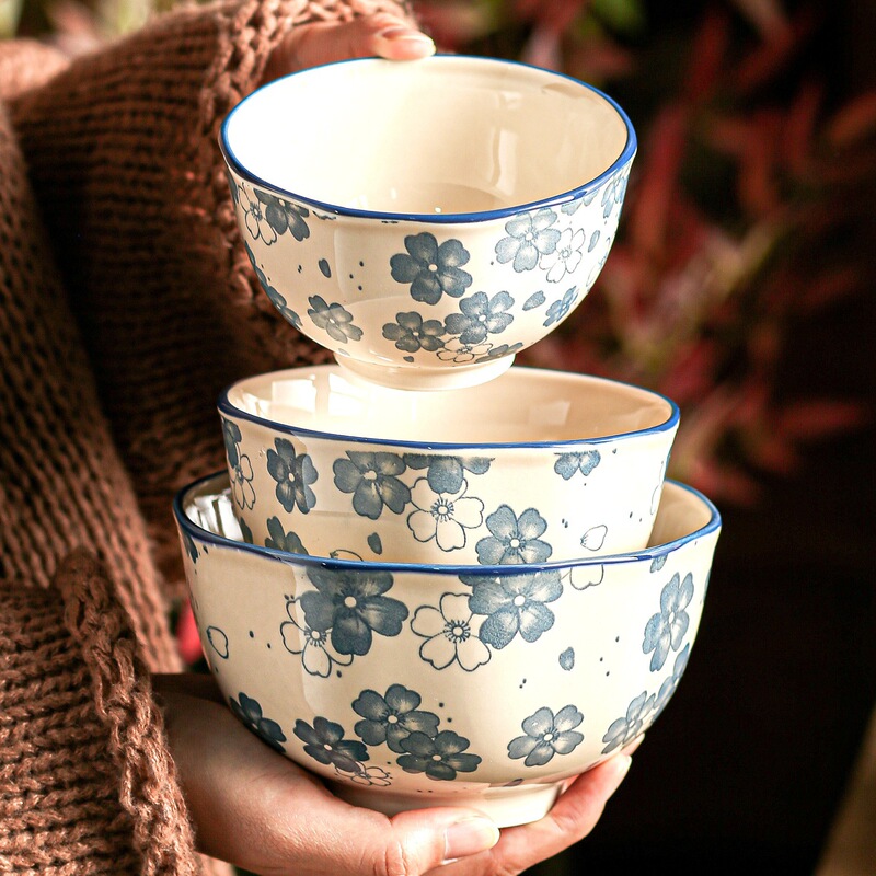 【Manufacturer Wholesale】Creative Household Small Rice Bowls, Ceramic Tableware for Hotels and Supermarkets, Single Piece with High Aesthetic Value 【Manufacturer Wholesale】Creative Household Small Rice Bowls, Ceramic Tableware for Hotels and Supermarkets, Single Piece with High Aesthetic Value