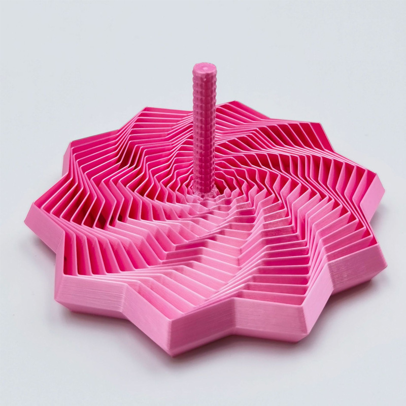 3d打印带手柄的十角边指尖解压玩具Expanded Sensory Fidget Star|undefined