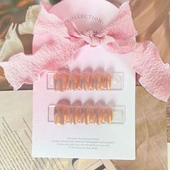 秋冬新款海莉偏光高級極光電鍍粉顯白氣質簡約純手工光療穿戴甲貼