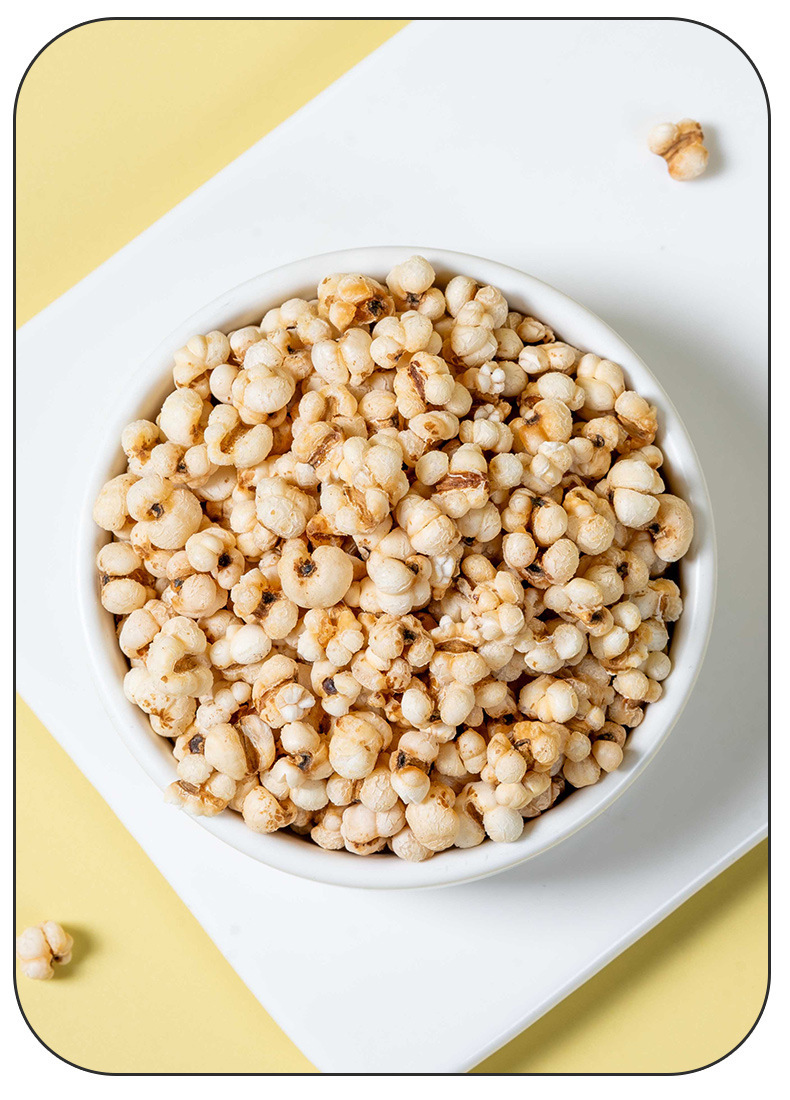 Puffed Roasted Coix Seed Tea Yi Yi Ren 薏苡仁 Ready to Eat Herbal Grain Tea 1000g Bag in use