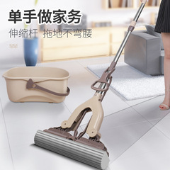 5YA1 sponge mop household water-absorbent lazy mop toilet toilet bathroom floor mop 2022 new