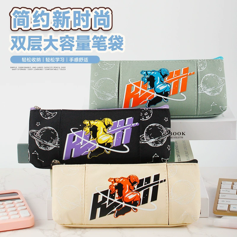 Мода Оксфордская сумка-карандаш новый тренд мультфильм студенческая канцелярская сумка большая емкость кисти карандаш коробка