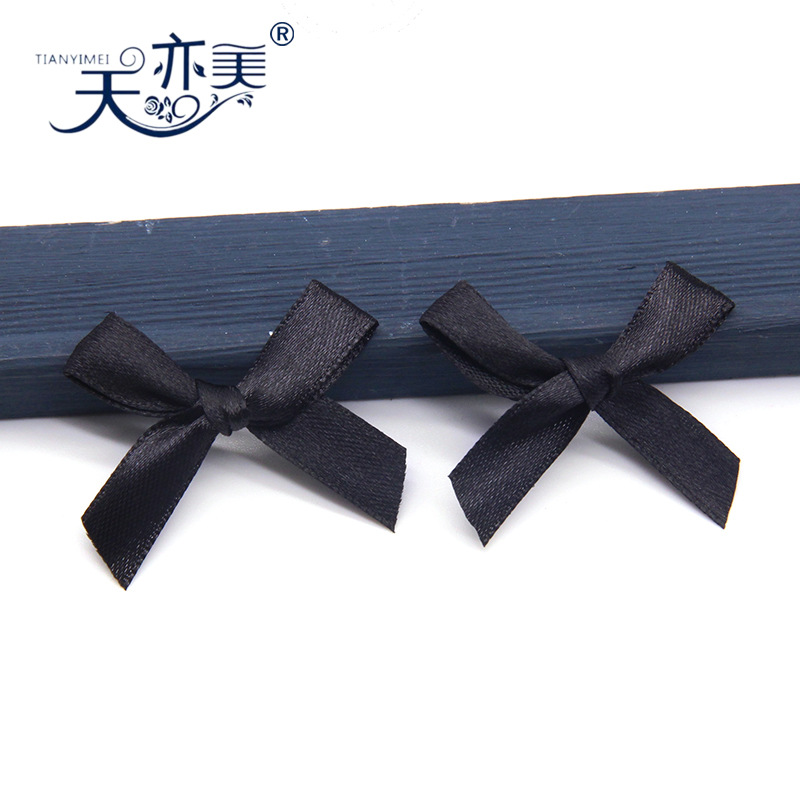 Fabricante en stock 1cm cinta anudada a mano accesorios textiles cinta arco producción