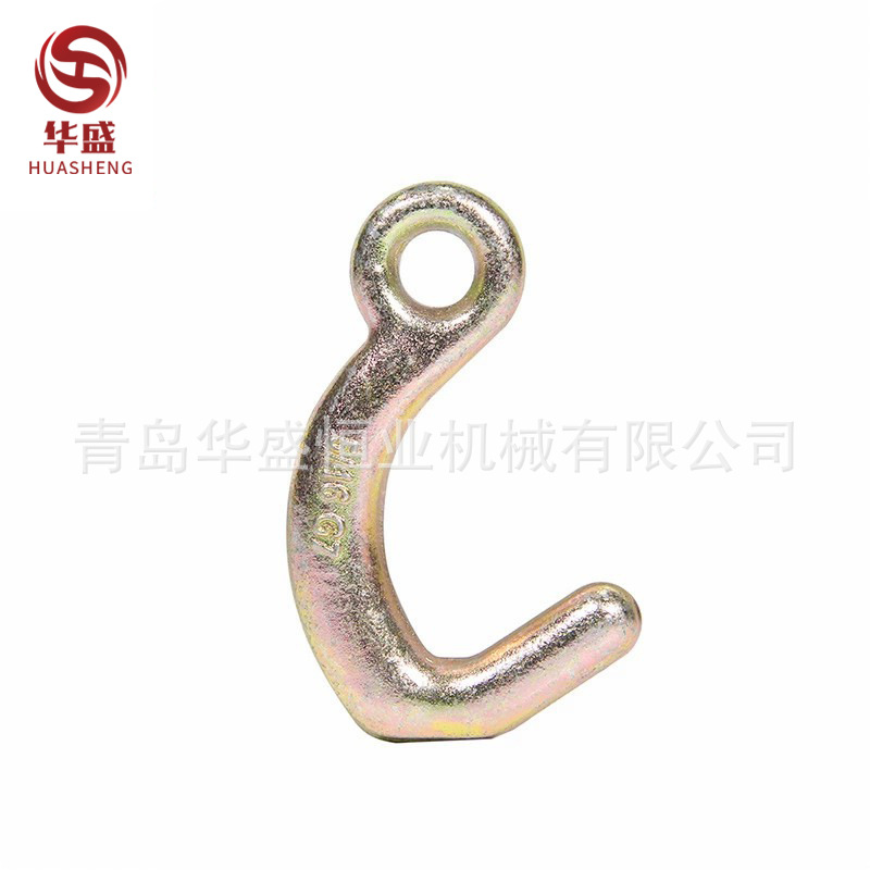 源头工厂实力锻造清障车 眼型镰钩 单眼吊钩 链条组合钩