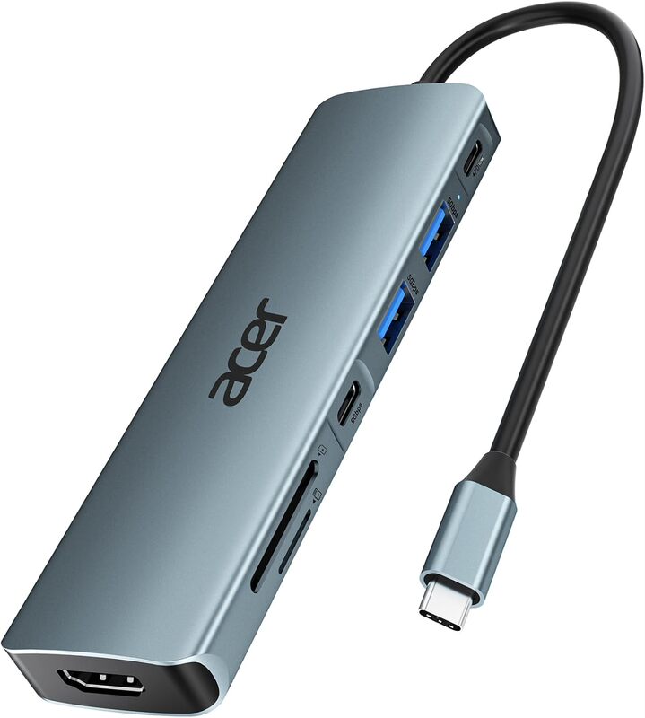 Acer 7-in-1 USB-C Docking Station with HDMI Display and SD Card Reader Acer 7-in-1 USB-C Docking Station with HDMI Display and SD Card Reader