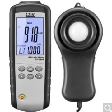 华盛昌(CEM)DT-3809照度计LED光强度测试仪便携数显式亮度检测仪