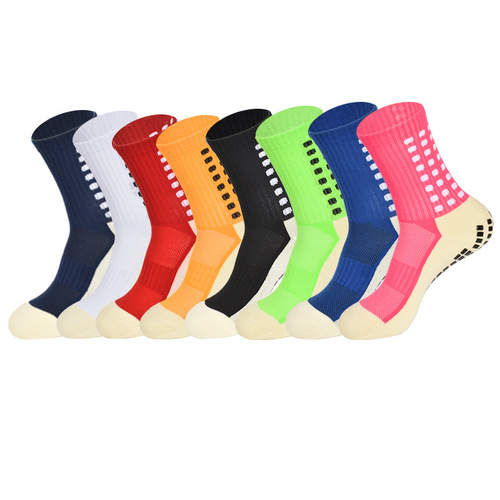 Dotted anti-slip sports socks thickened towel football socks running socks competition training professional basketball socks mid-tube socks
