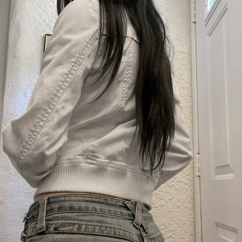 Трендовая цветная модная летняя куртка с молнией для отдыха, slim fit