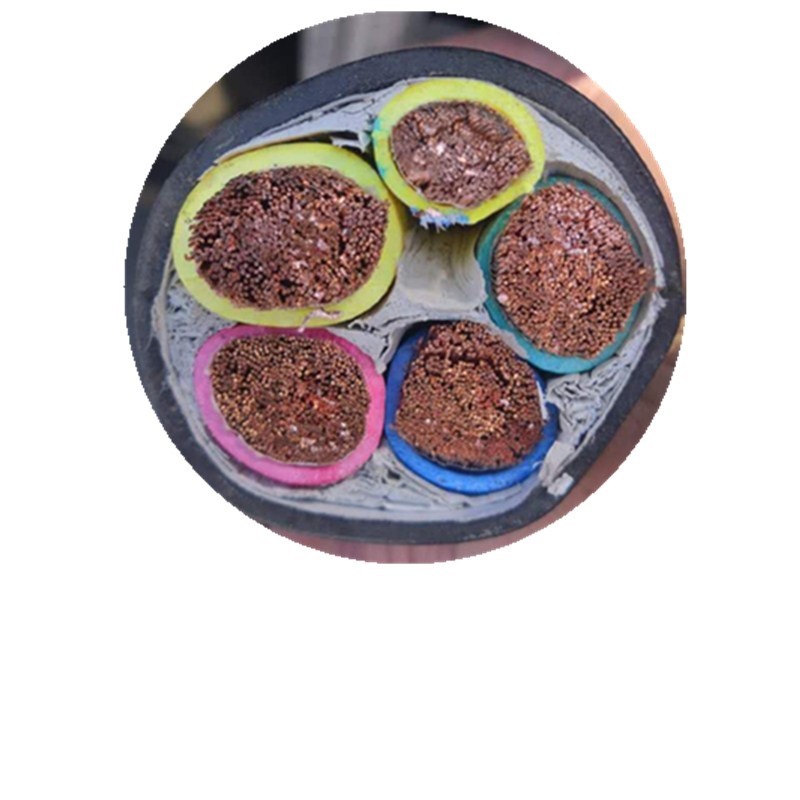 ZR RVV电源线RVVZ VVR软芯铜芯电缆4*185+1*95平方软线 5芯电缆线