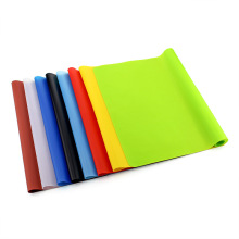 跨境方形硅膠餐墊食品級兒童學生用大號純色簡約餐桌隔熱墊防滑墊